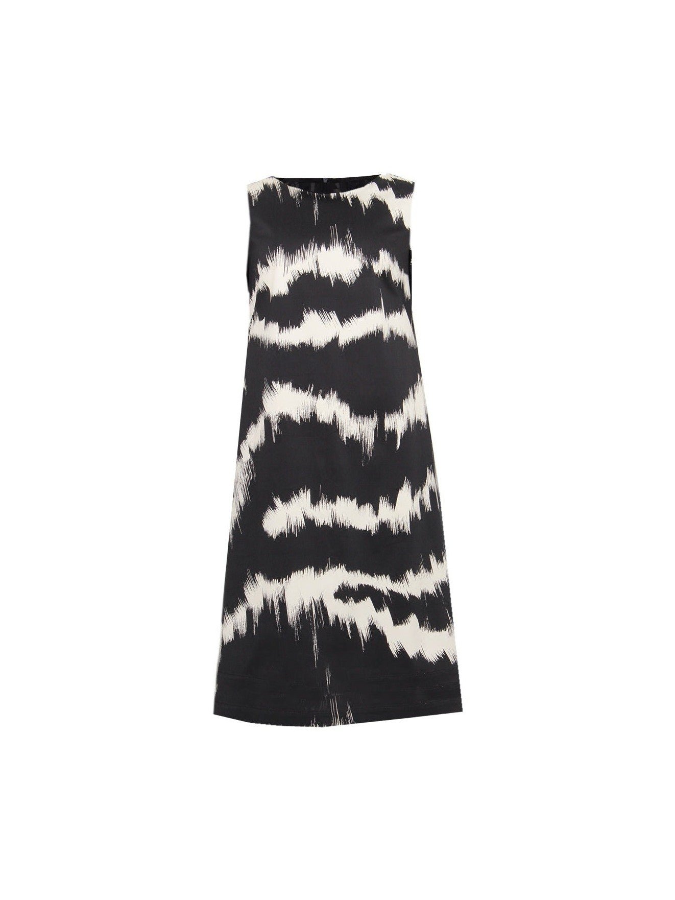 S.T.I Naisten Mekko CHAYN ZEBRA DRESS Musta Kuosi