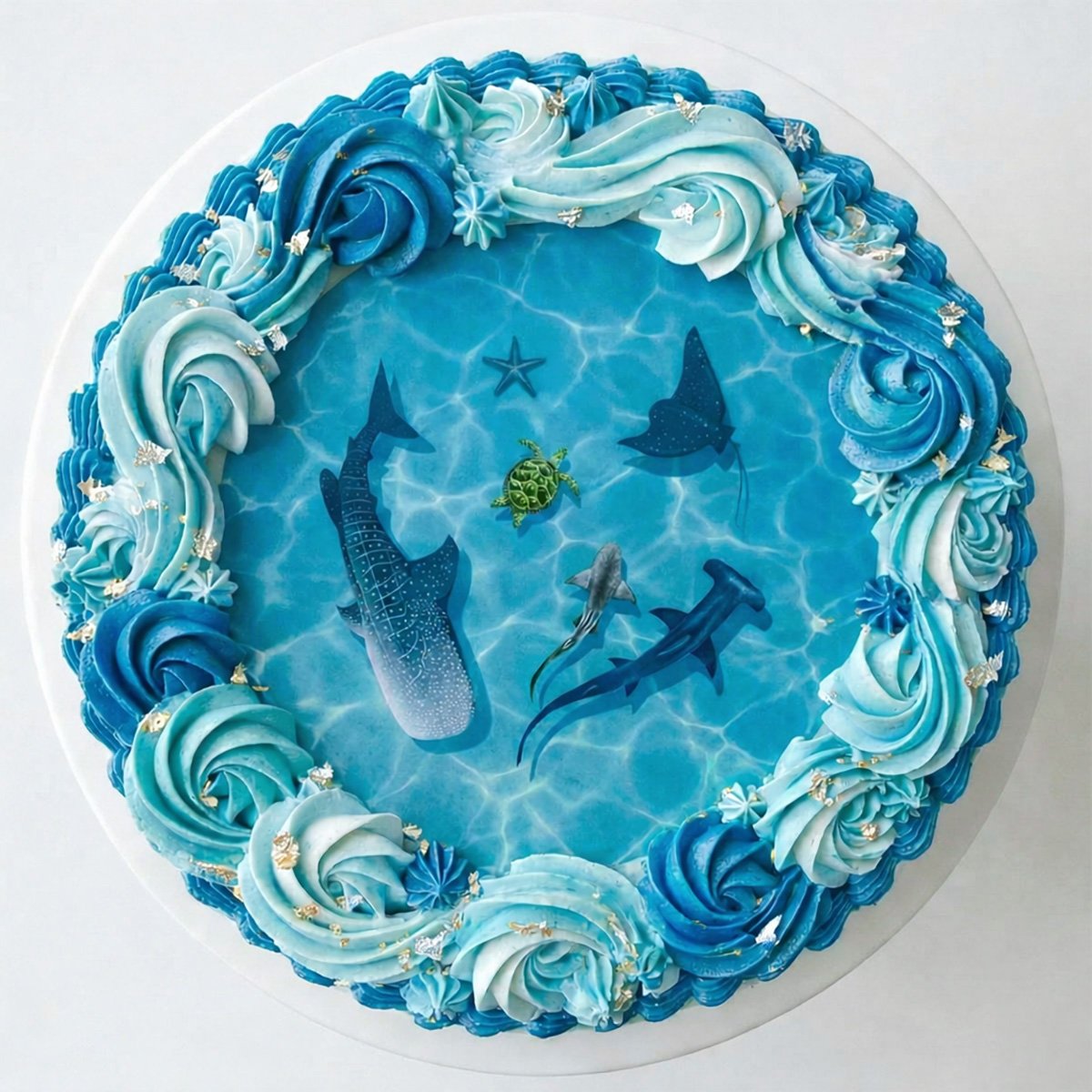 Kakkukuva - Merieläimet ylhäältä