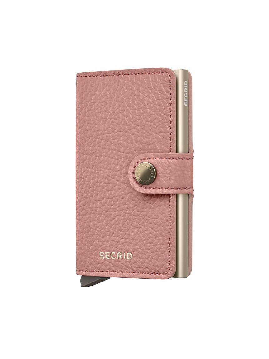 SECRID korttikotelo, MINIWALLET PEBBLE ROSE Vaaleanpunainen