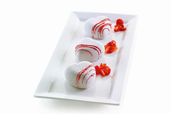 3Design Cuoricino - Silikonivuoka, 6,5 cm