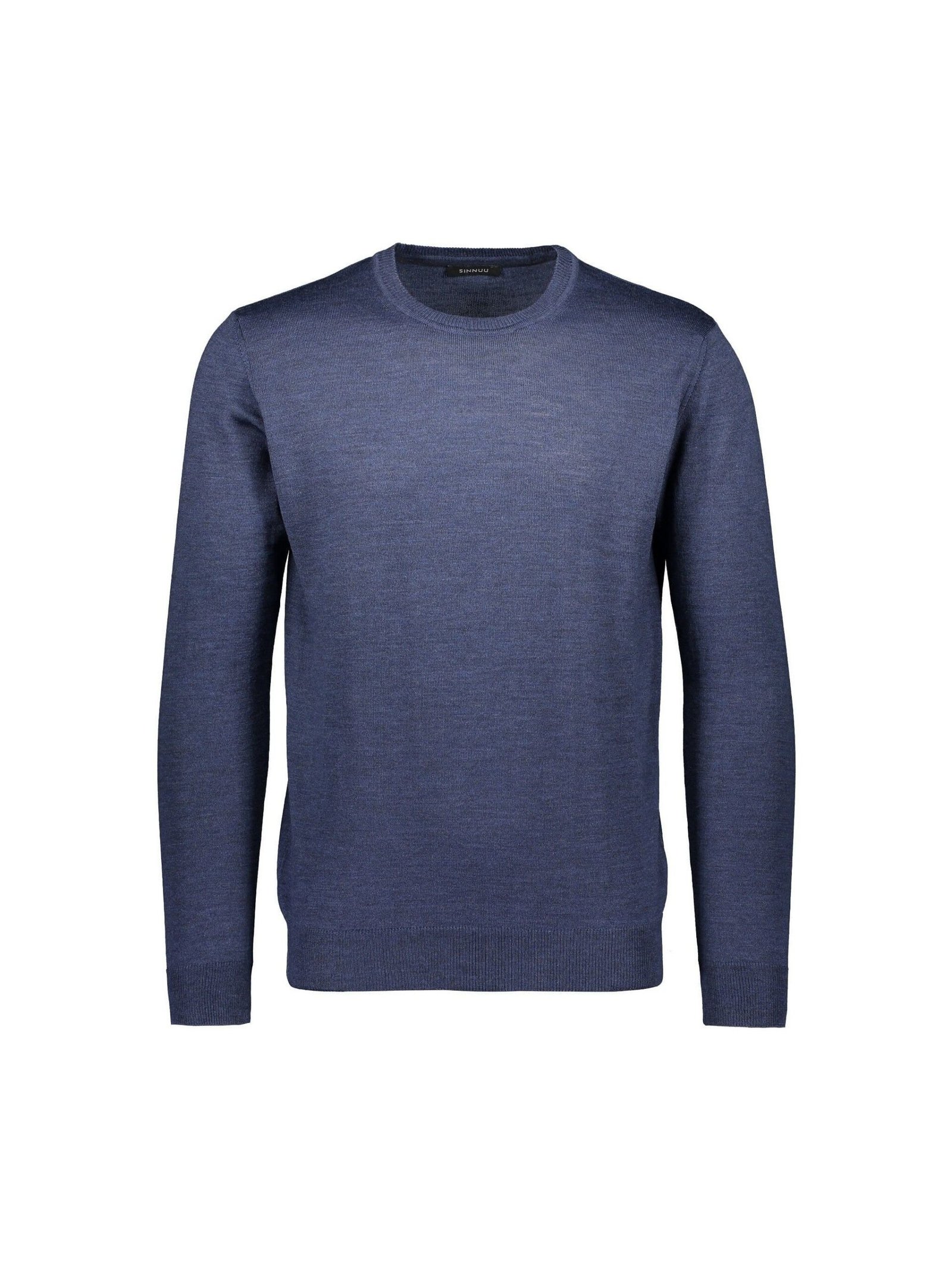 Sinnuu Miesten Neulepaita Merino Crew Indigo
