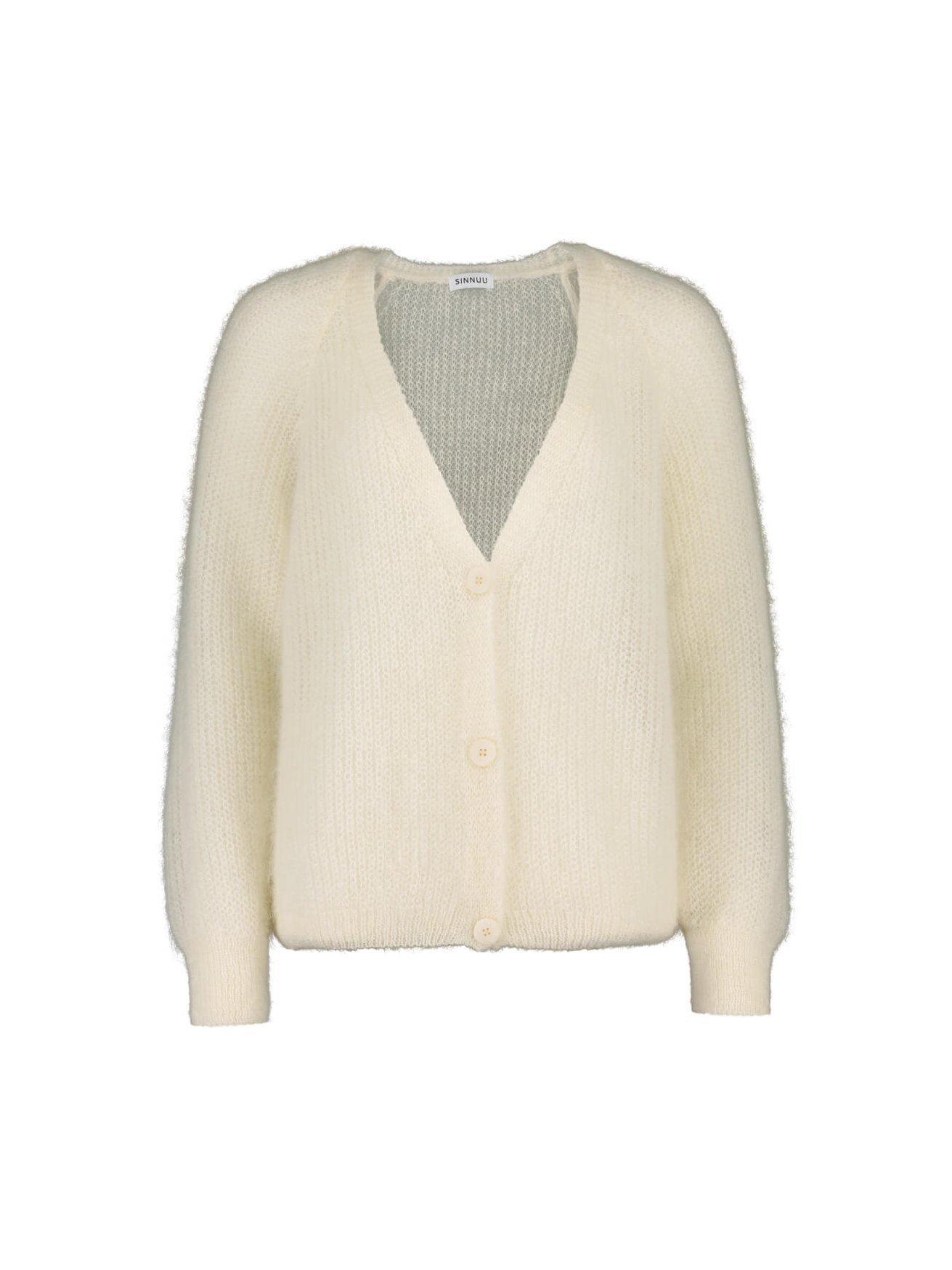 Sinnuu naisten neuletakki, SINNUU CANDY MOHAIR NEULETAKKI Valkoinen