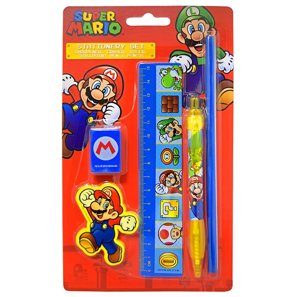 Kirjoitussetti - Super Mario, 5-osaa