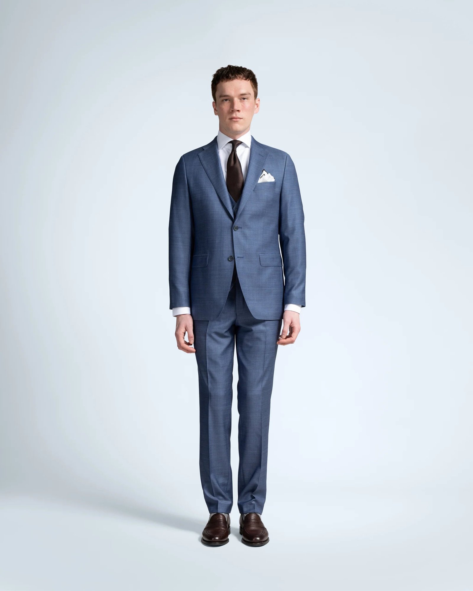 Turo Tailor miesten bleiseri, OSLO ATHLETE FIT Sininen