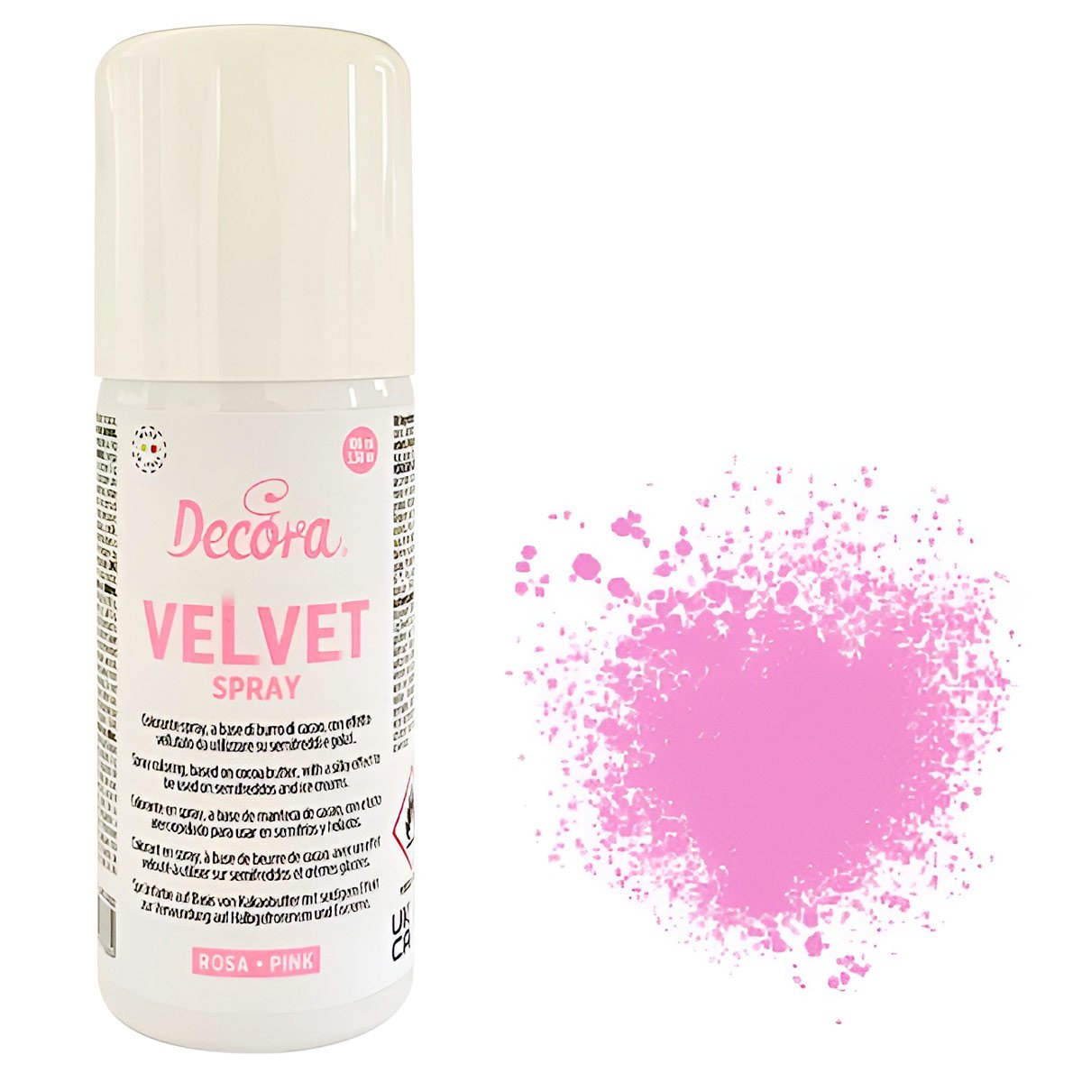 Suklaaspray (Samettispray) - Vaaleanpunainen, 100ml
