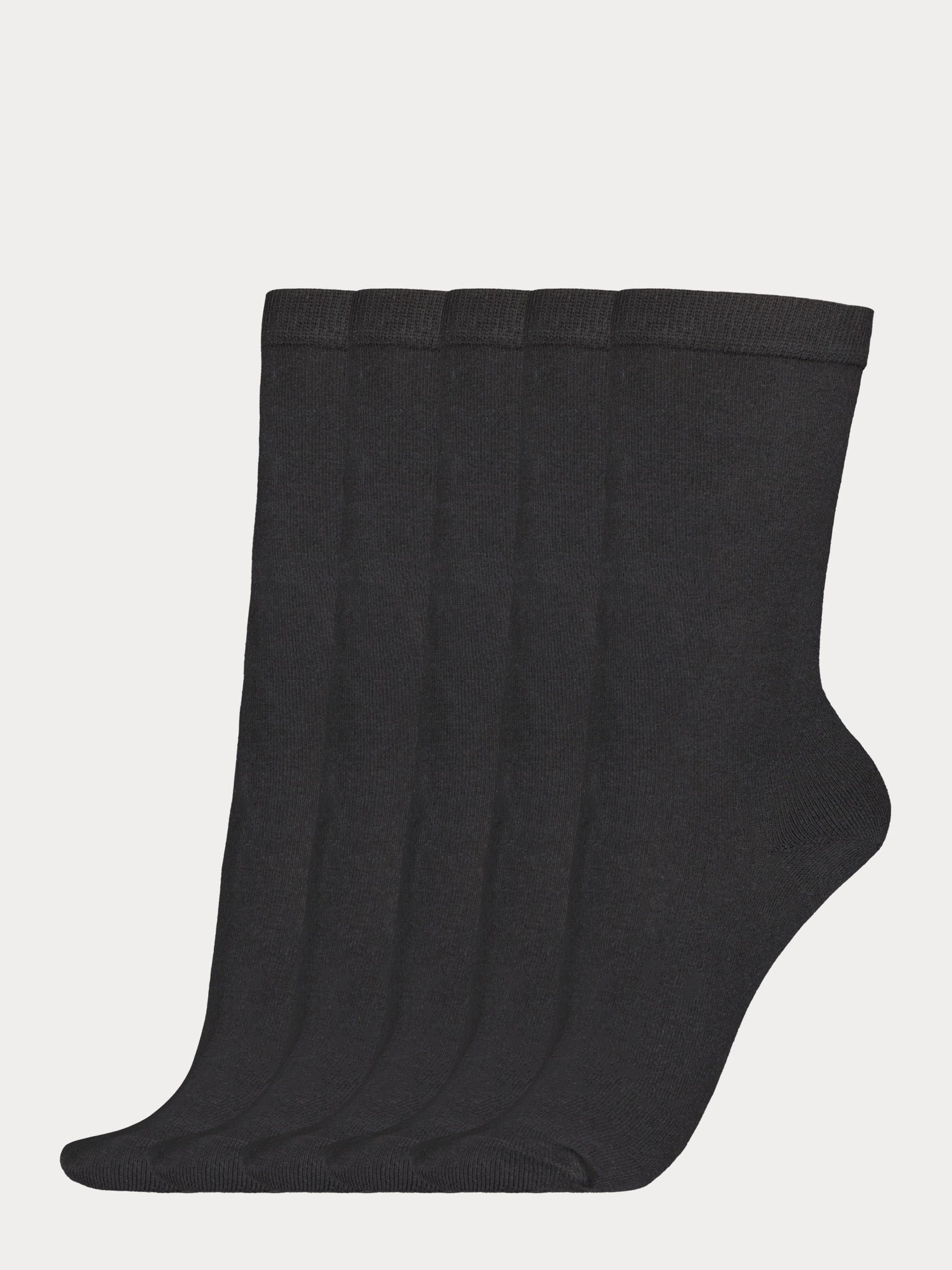 Nanso COTTON BASIC nilkkasukat, 5 paria - musta