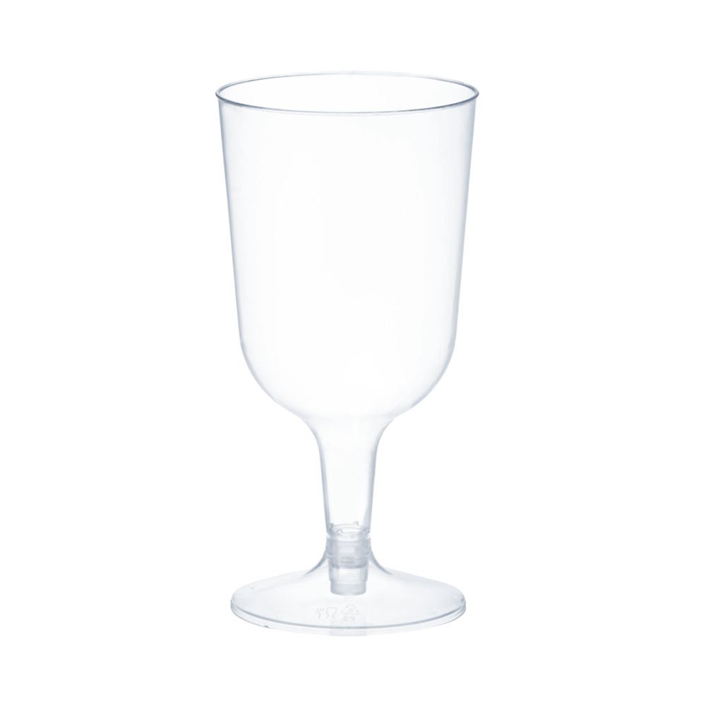 Viinilasi kirkas, Muovi, 15cl, 6kpl