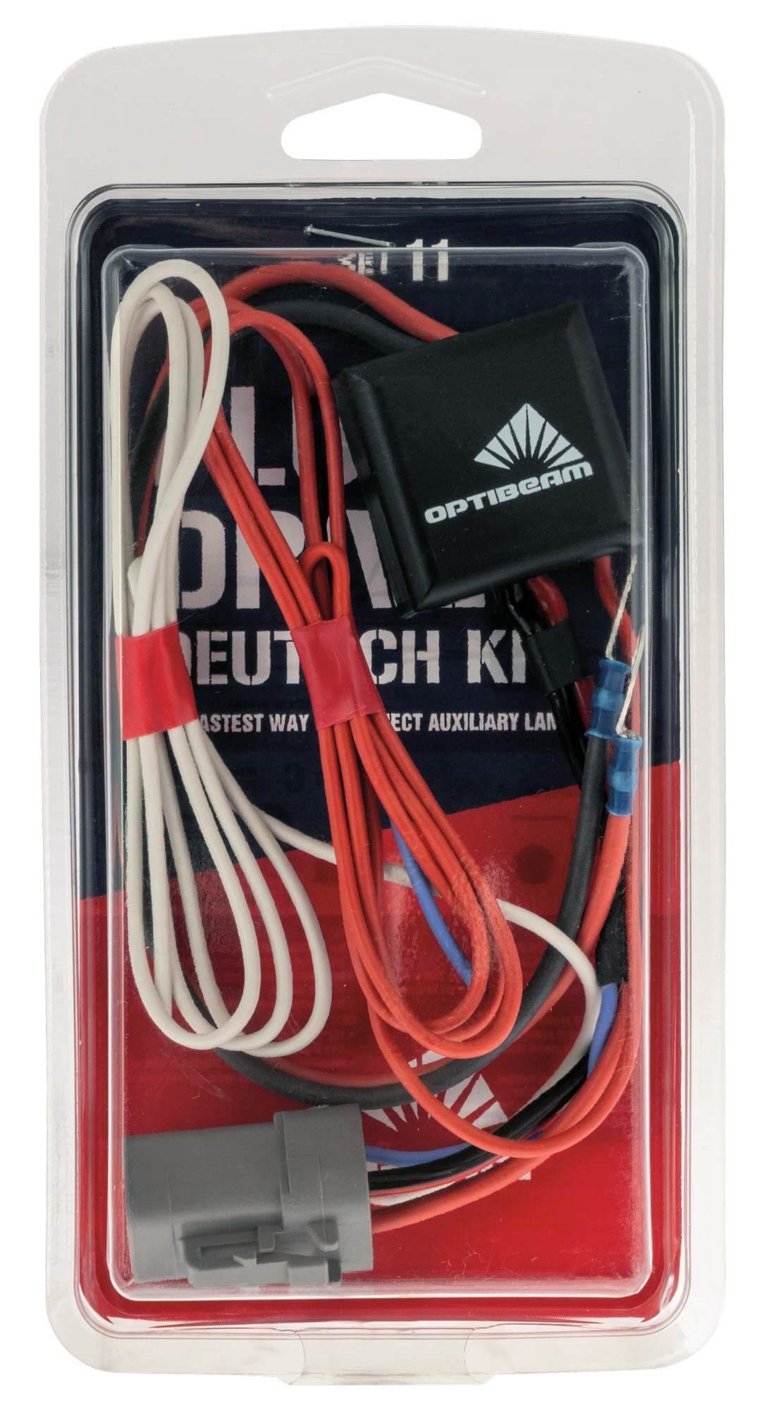 Kytkentäsarja yhdelle lisävalolle (DTP4), Optibeam