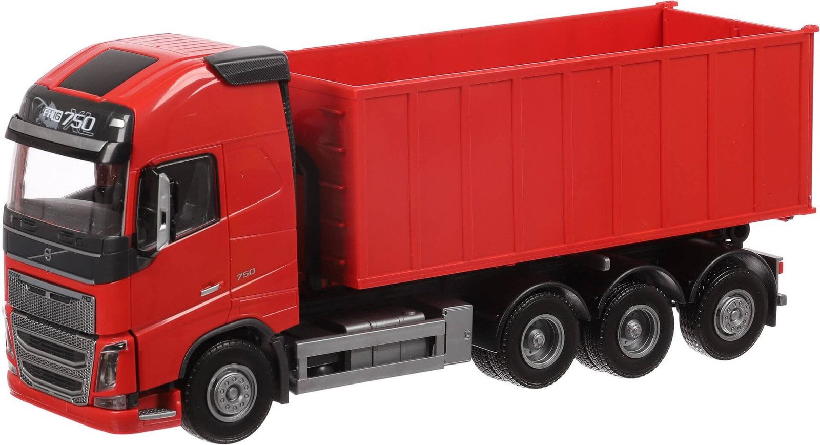 Volvo FH 750 kuorma-auto kahdella vaihtolavalla (1:25), Emek