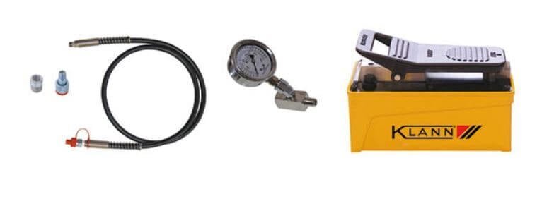 Paineilmatoiminen hydraulipumppu, Klann