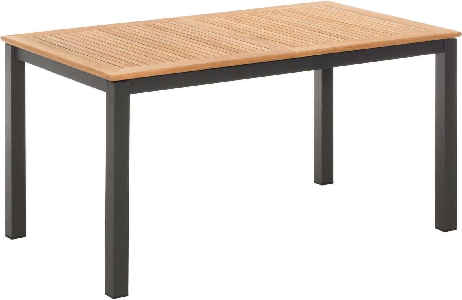 Terassipöytä tiikkiä, jatkettava malli, 4 Living