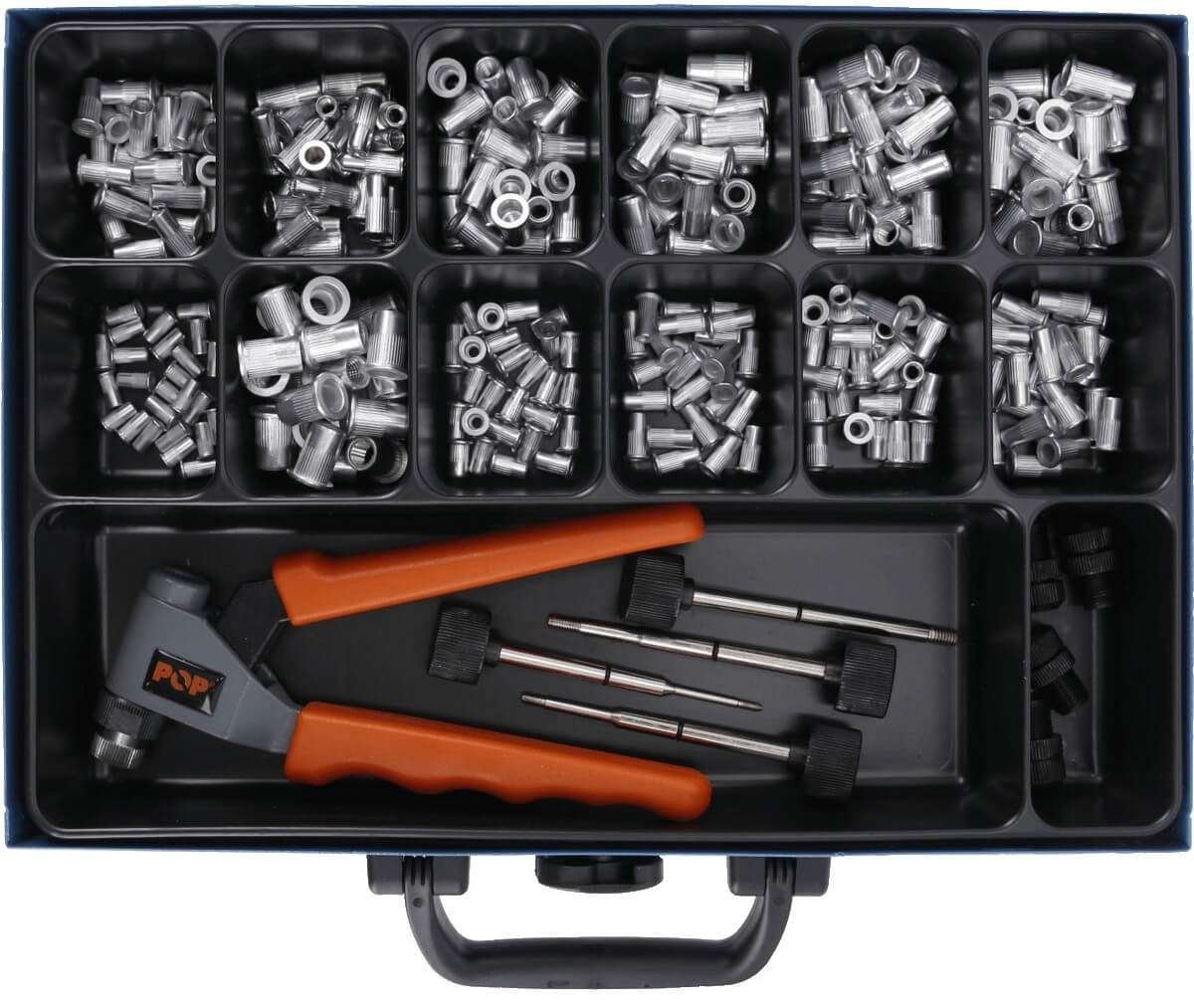 Niittimutterilajitelma + pihdit, Förch