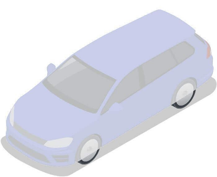 Auton kokopeite Alfa Romeo 156 Farmari (1998-2006), Silvertop