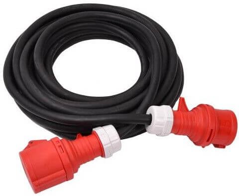 Ulkojatkojohto 400 V / 16 A / 10 m, Kempten