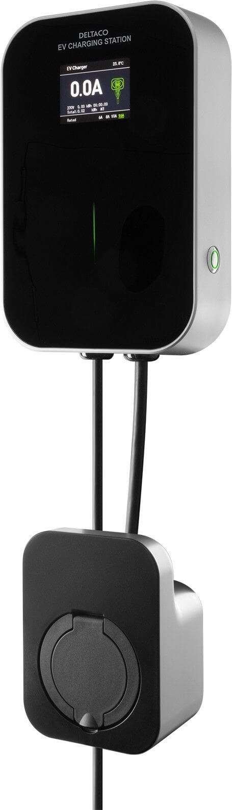 Sähköauton latausasema e-Charge | 1-vaihe  | 3,7 kW | Type 2, Deltaco