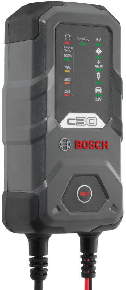 Akkulaturi C30, 3,8 A, 6/12 V, Bosch