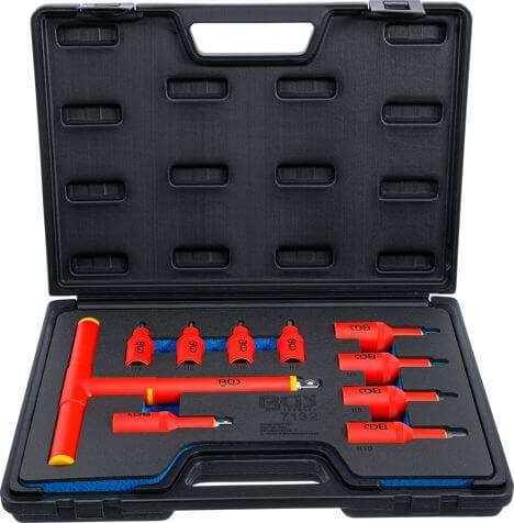 VDE hylsysarja kuusiokolo, 3/8" ja 1/2", BGS Technic