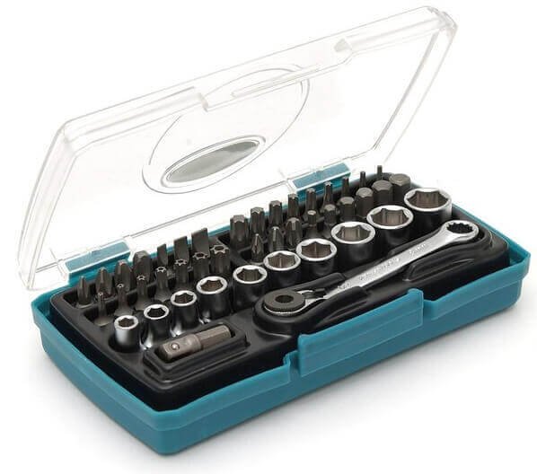 Hylsysarja 1/4", mm, Kamasa-Tools