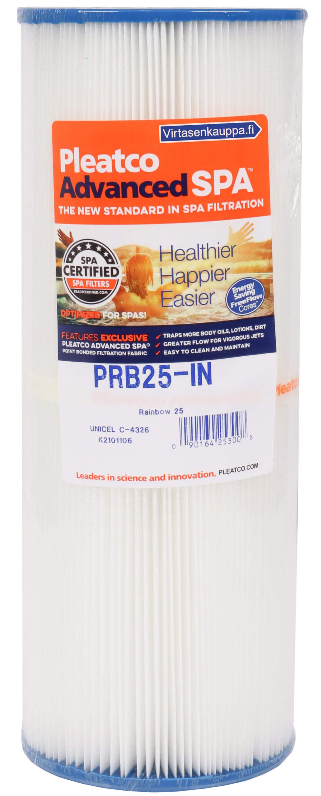 Ulkoporealtaan suodatin PRB25-IN, Pleatco