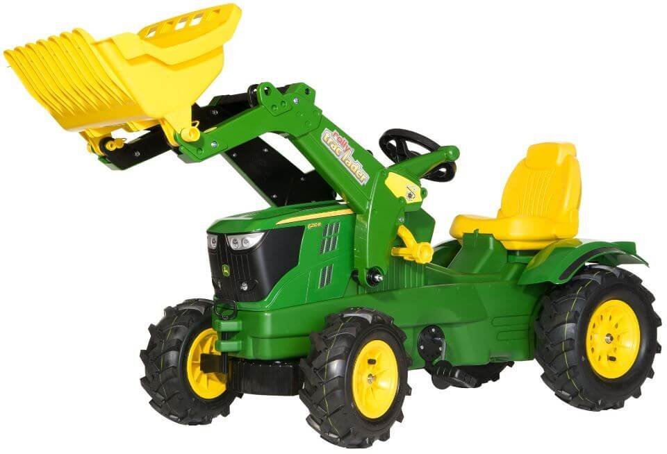 Polkutraktori ilmakumipyörillä ja etukuormaajalla John Deere 6210R, Rolly Toys