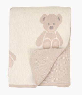 Teddy torkkupeitto moniväri/beige