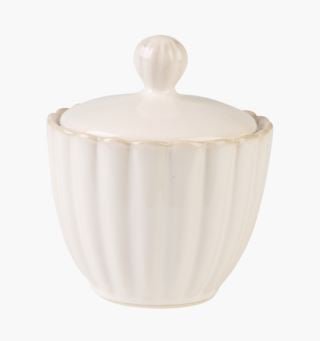 Rose sokerikulho valkoinen