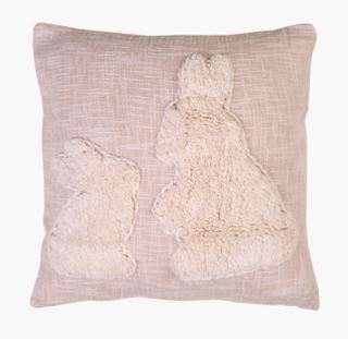 Bunnies koristetyynynpäällinen luonnonvalkoinen