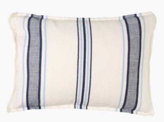 Sailor stripe koristetyynynpäällinen tummansininen