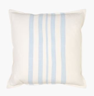 Smillan midi stripe koristetyyny taivaansininen