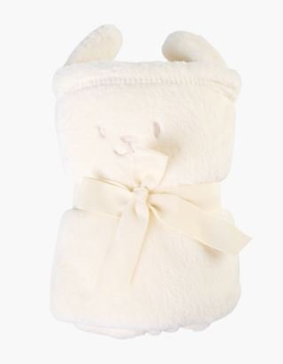 Fie fleecehuopa luonnonvalkoinen