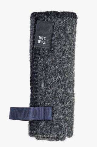 Toppen ull istuinalusta hiilenharmaa