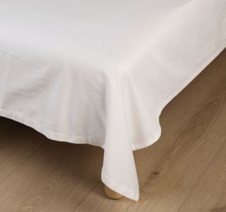 Egyptian cotton aluslakana valkoinen