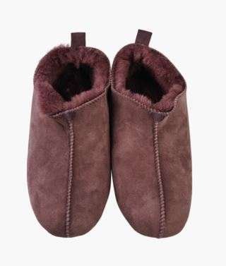 Woolen nahkatohvelit viininpunainen