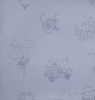 Adventure tapetti sininen