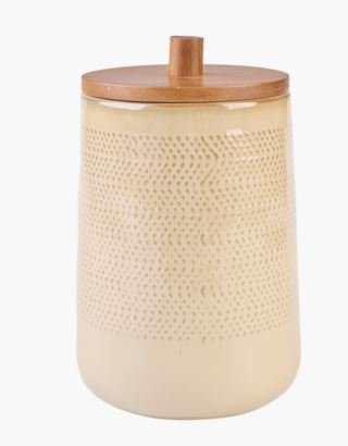 Mel säilytyspurkki beige