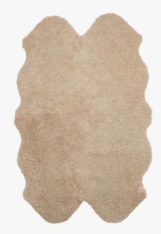 Curly grand lampaantalja beige