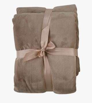 Ted fleecehuopa harmaanruskea