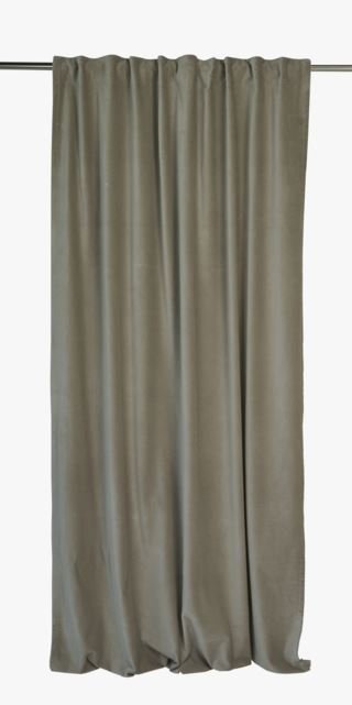 Andrea velour verho vaalean beige