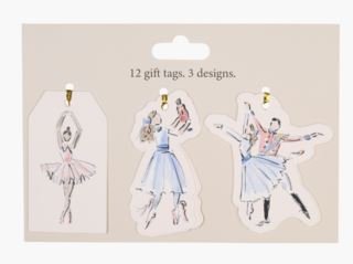 Nutcracker pakettikortti 12kpl moniväri