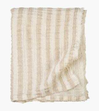 Atelier stripe torkkupeitto luonnonväri