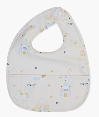 Fairytale ruokalappu vaalean beige