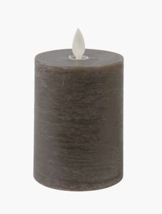 Lucius rustic led-pöytäkynttilä ruskea