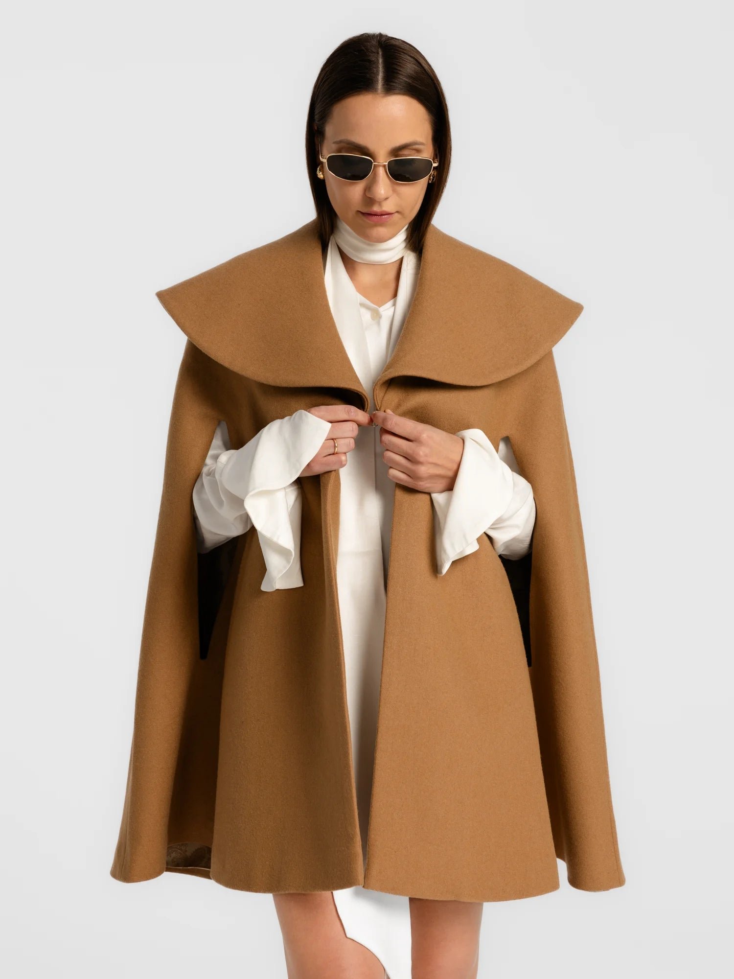 Sorte Cape Poncho Caramel