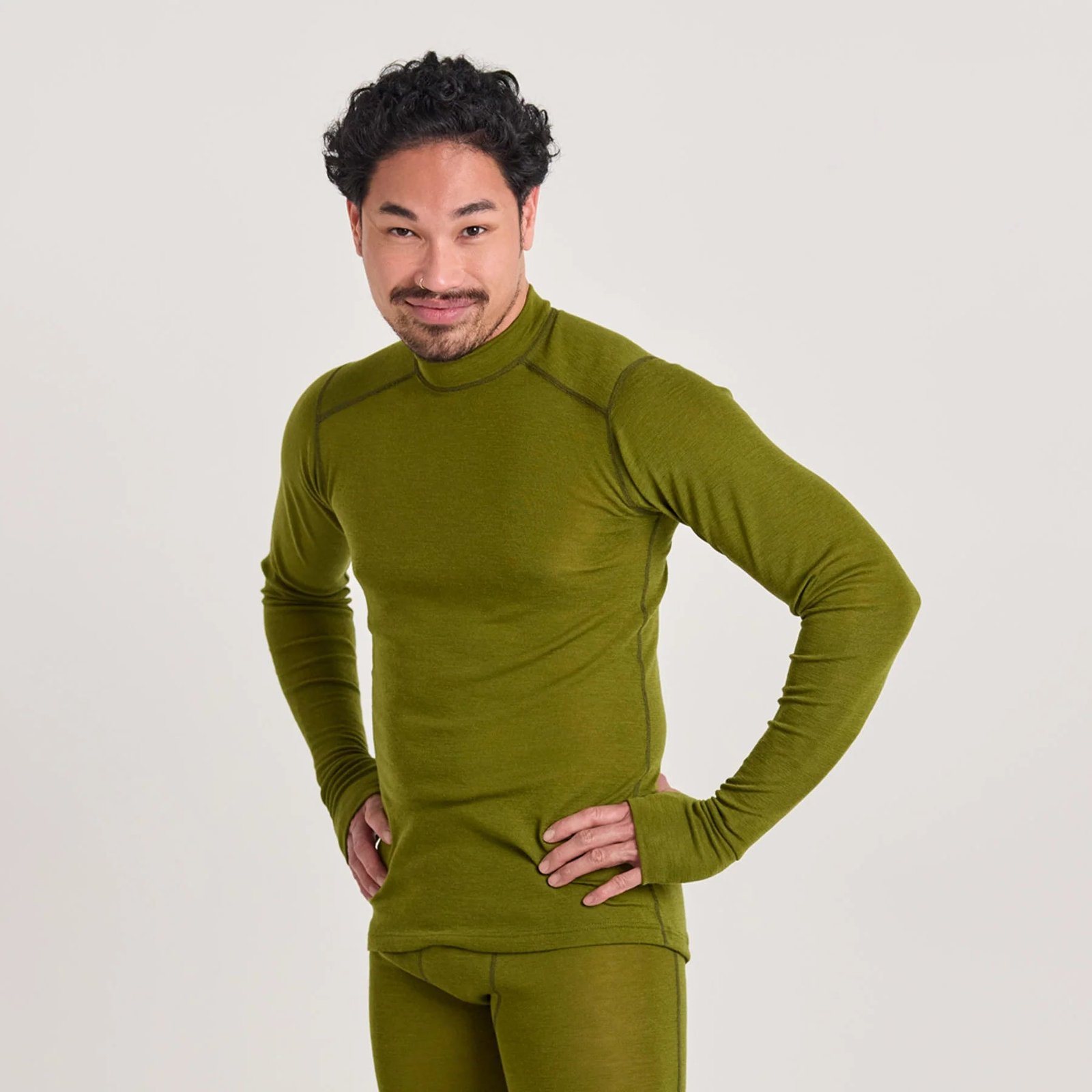 METSÄ Men's long-sleeved merino wool shirt