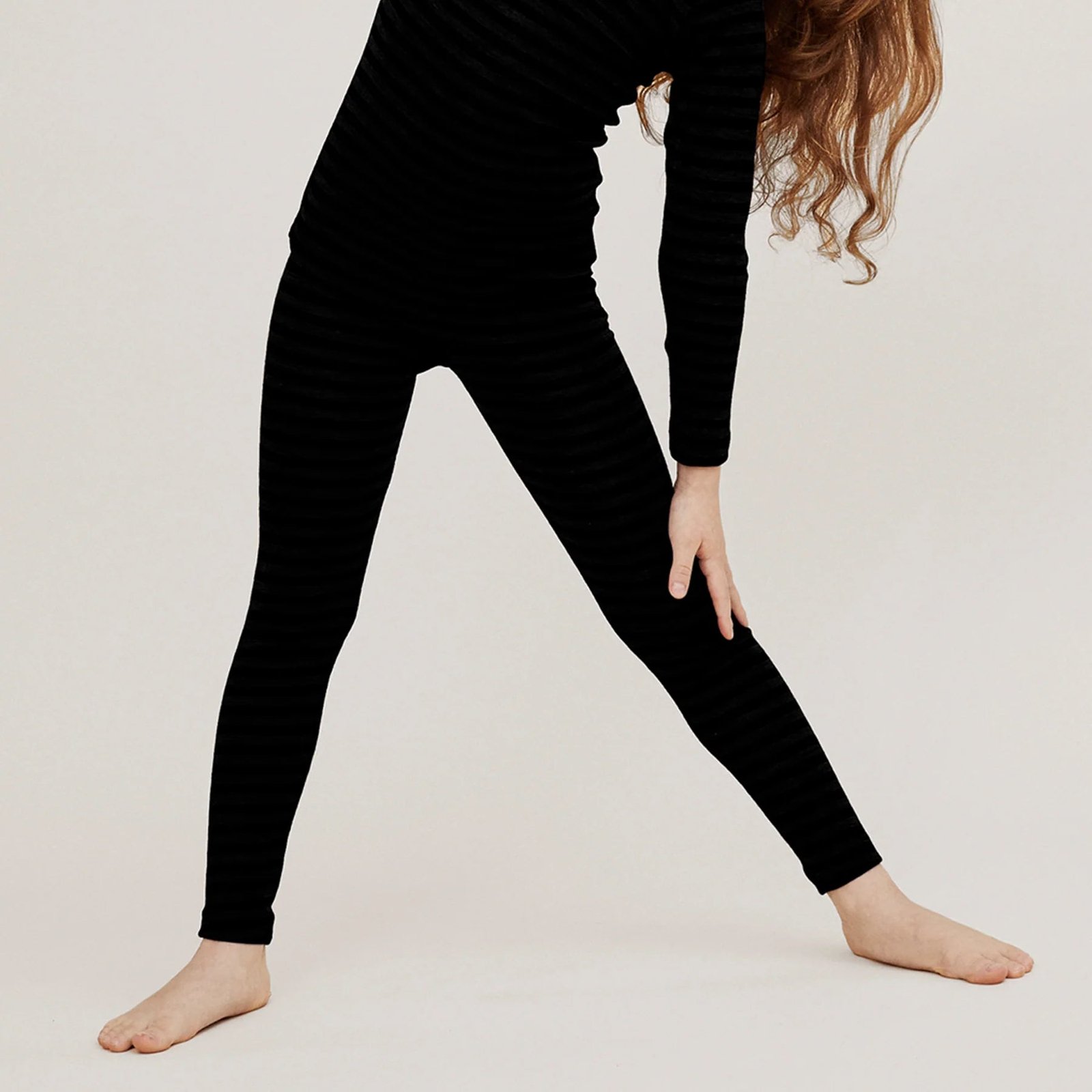 Klassikko Kids Long Johns Merino Silk Black