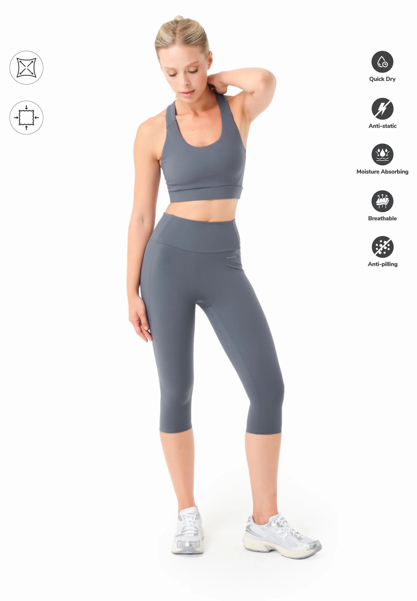 Lailla Capri Leggings Soft Indigo