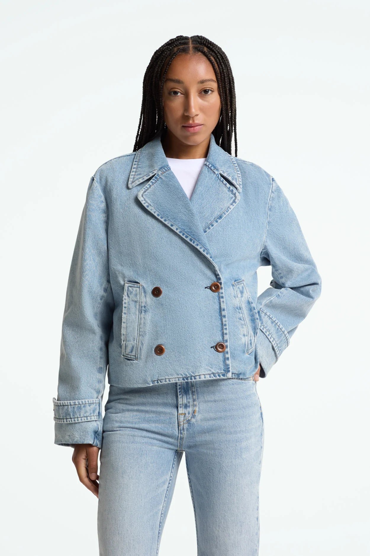 Kyrene Denim Light Blue Jacket