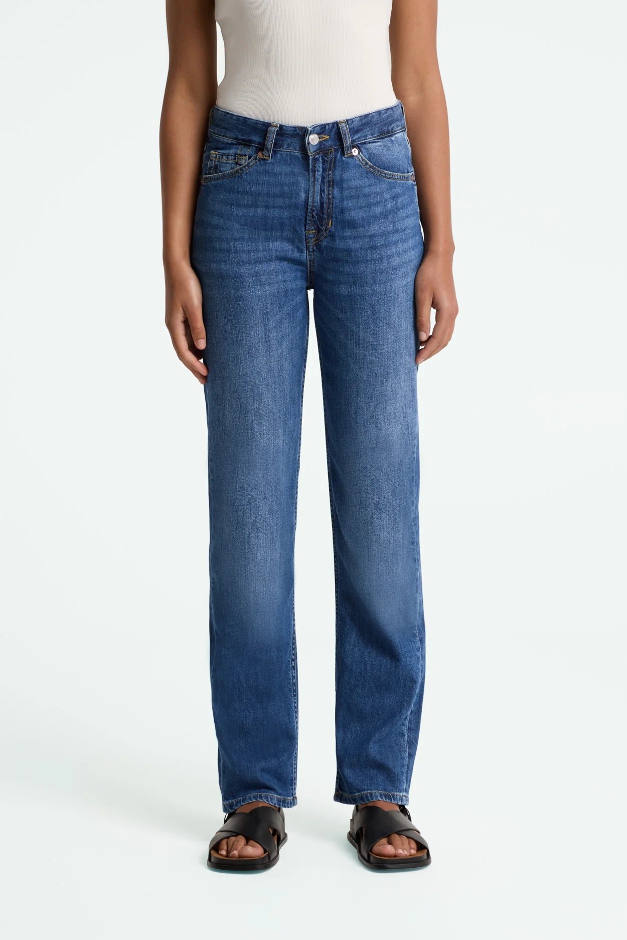 Inoe Cotton Flex 9.5Oz Mid Worn Jeans