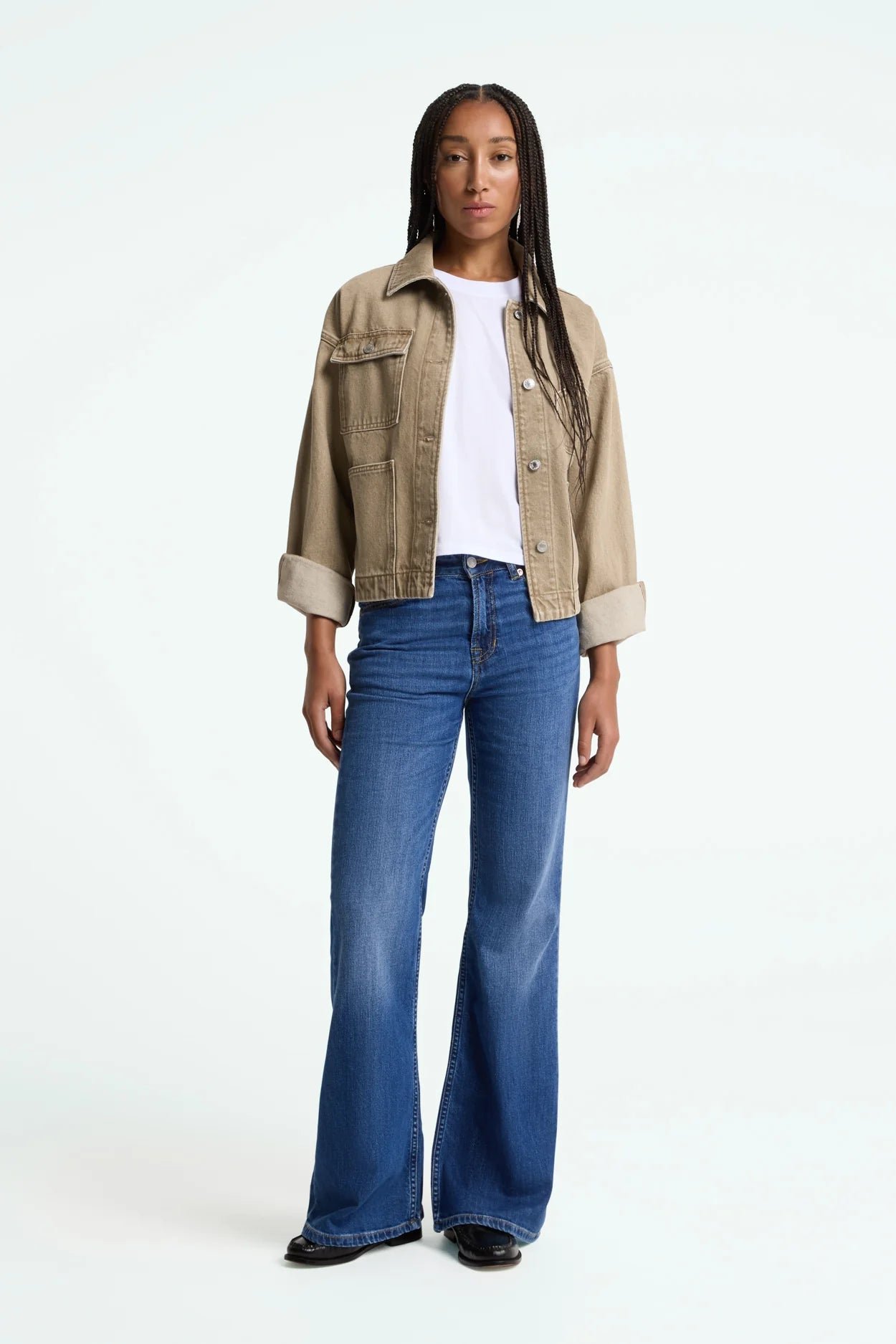 Kukiko Cotton Flex 9.5Oz Mid Worn Jeans