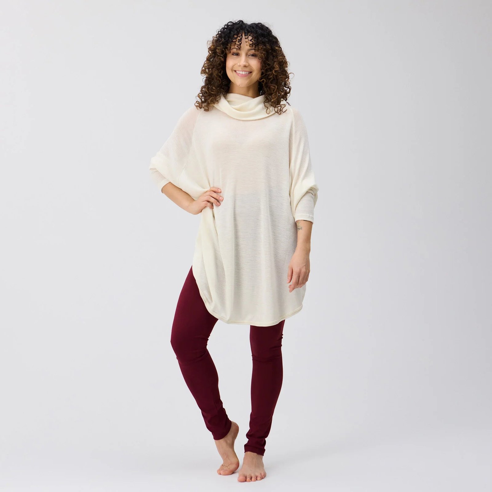 Women's Merino Silk Knit Tunic